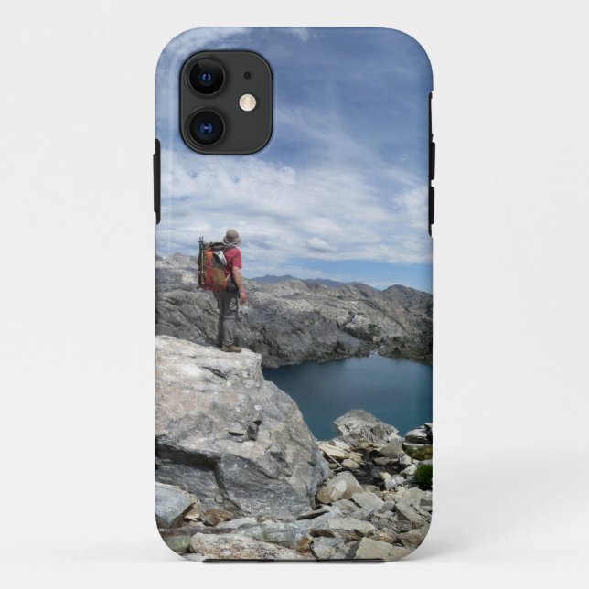 Capa Para iPhone 11 Lago Iceberg - Ansel Adams Wilderness - Serra (Verso)