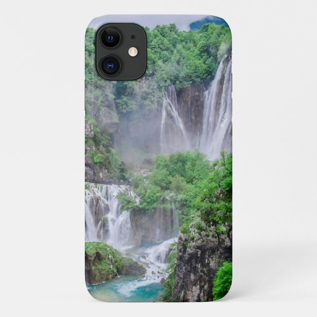 Capa Para iPhone 11 Lagoas-de-relva (Verso)