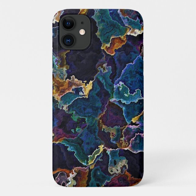 Capa Para iPhone 11 Lamas De Óleo (Verso)