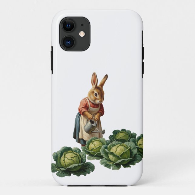 Capa Para iPhone 11 Lapine aux choux (Verso)