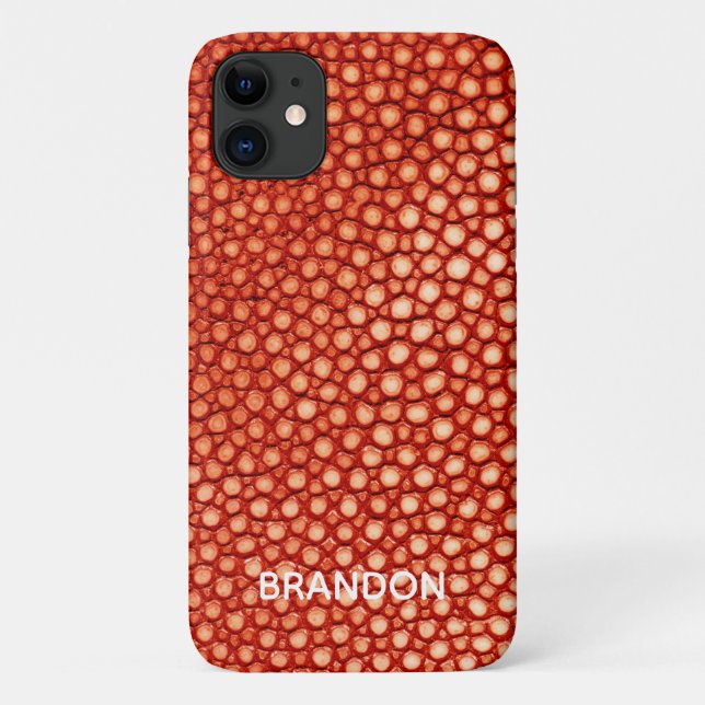 Capa Para iPhone 11 Laranja (Verso)