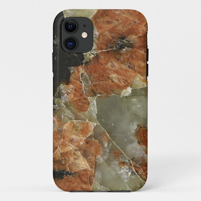 Capa Para iPhone 11 Laranja, Preto e Quartz Claro (Verso)