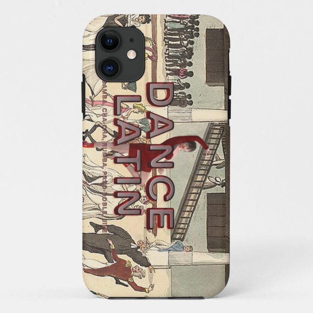 Capa Para iPhone 11 Latim de dança TOP (Verso)