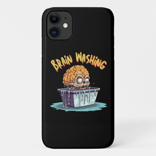 Capa Para iPhone 11 Lavagem Cerebral (Verso)