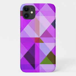 Capa Para iPhone 11 Lavanda de arte geométrica Abstrato