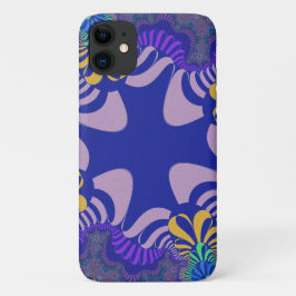 Capa Para iPhone 11 Lavanda e cruz roxa