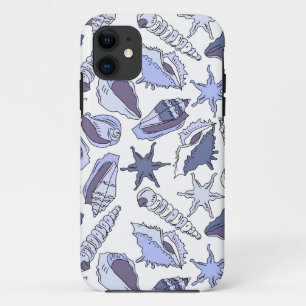 Capa Para iPhone 11 Lavendar Seashells
