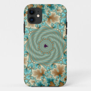 Capa Para iPhone 11 Leafy Whorls Fractal