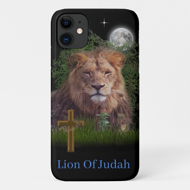 Capa Para iPhone 11 Leão de Judah (Verso)