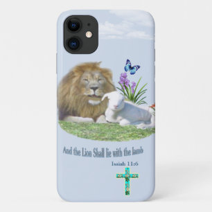 Capa Para iPhone 11 Leão e cordeiro