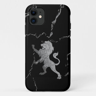 Capa Para iPhone 11 Leão Real Prateado