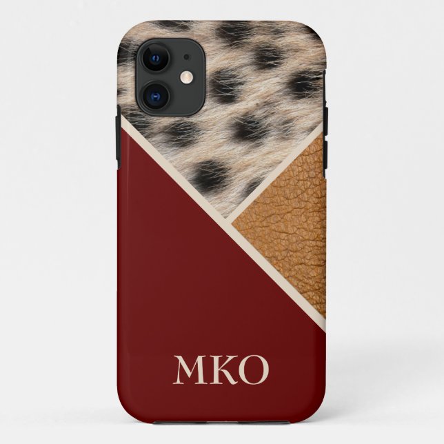 Capa Para iPhone 11 Legal Cheetah Monogrammed (Verso)