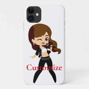 Capa Para iPhone 11 Legal garota canta Karaoke Thunder_Cove