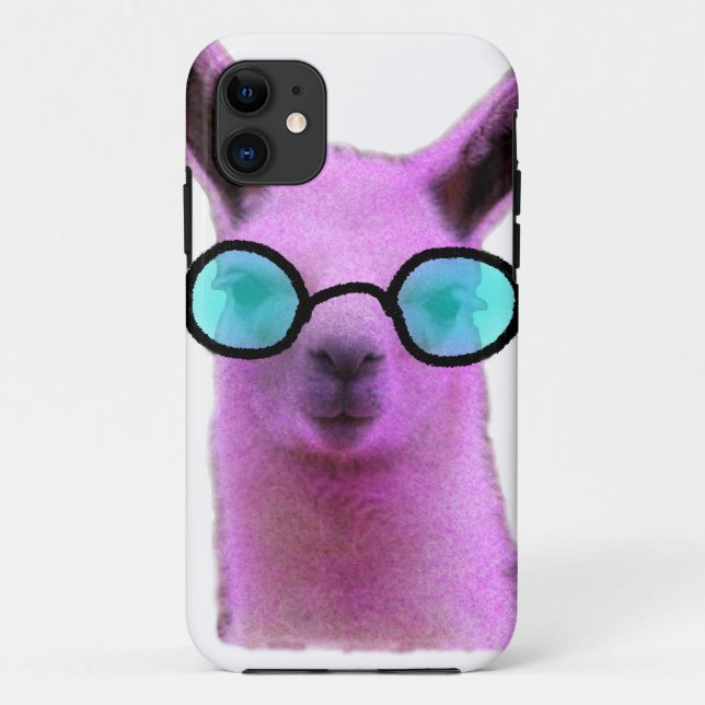 Capa Para iPhone 11 Legal Llama Rosa! (Verso)