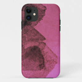 Capa Para iPhone 11 Legal, única pintura rosa moderna, design de arte