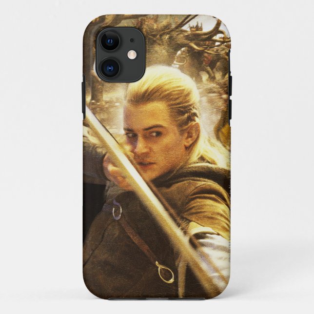 Capa Para iPhone 11 LEGOLAS GREENLEAF™ Desenhando seu Arco (Verso)