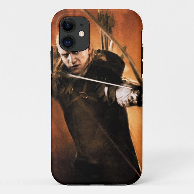 Capa Para iPhone 11 LEGOLAS GREENLEAF™ Drawing Bow 3 (Verso)