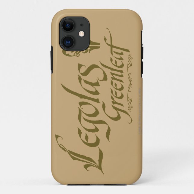 Capa Para iPhone 11 LEGOLAS GREENLEAF™ Name (Verso)