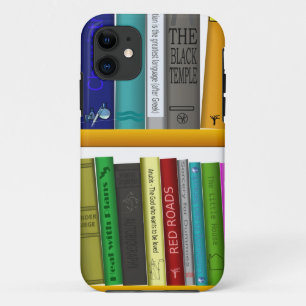 Capa Para iPhone 11 leitura da biblioteca de livros de prateleiras