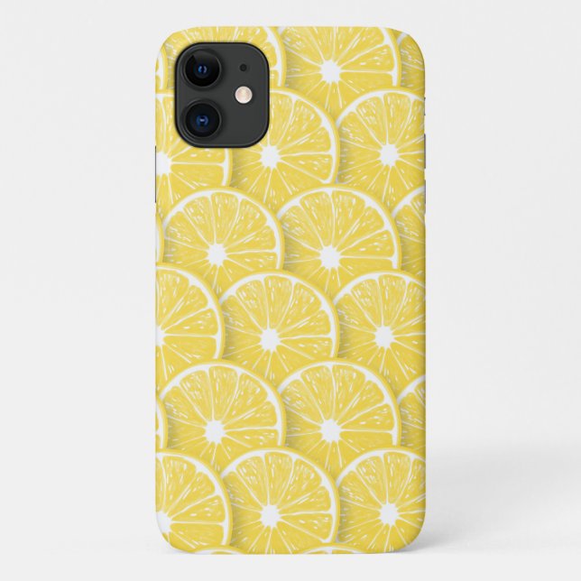 Capa Para iPhone 11 Lemon slices (Verso)