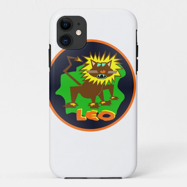Capa Para iPhone 11 leo zodiac (Verso)