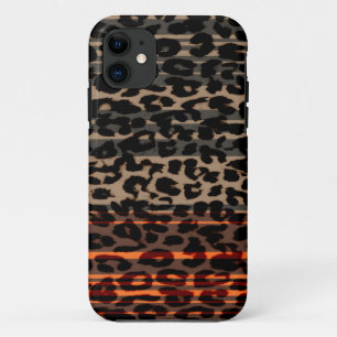 Capa Para iPhone 11 Leopard Print Skin Retro 2
