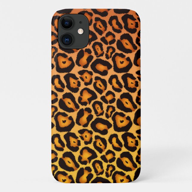 Capa Para iPhone 11 Leopardo (Verso)