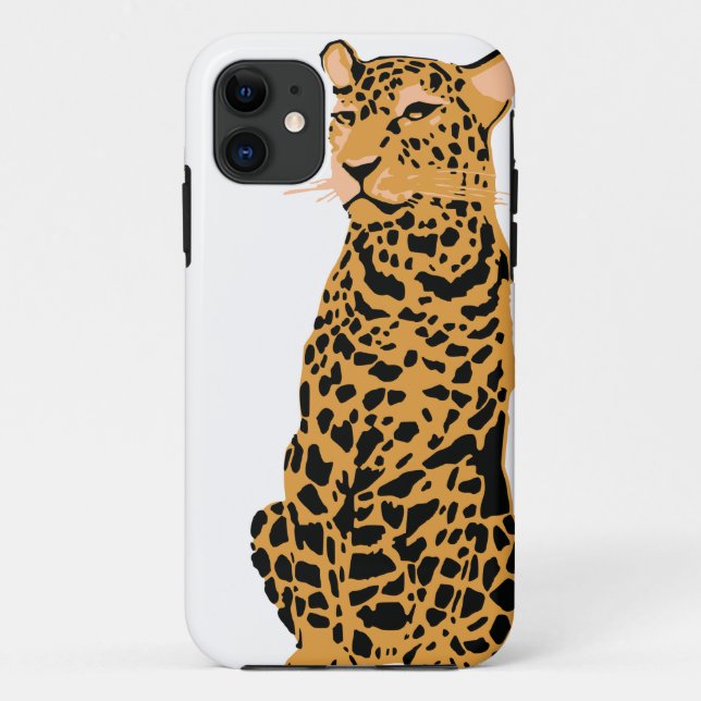 Capa Para iPhone 11 Leopardo (Verso)