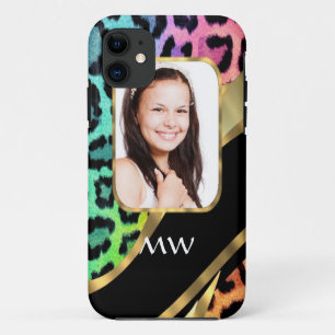 Capa Para iPhone 11 Leopardo multicolor