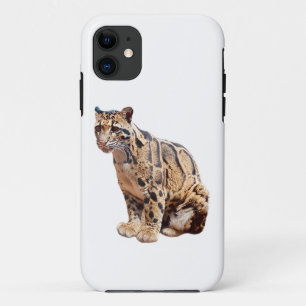 Capa Para iPhone 11 leopardo nebuloso fotografia selva grande gato ani
