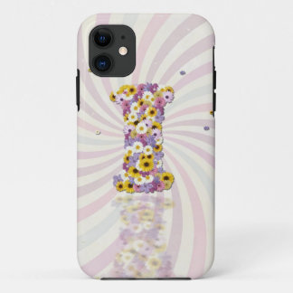 Capa Para iPhone 11 Letra I Flor