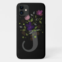 Letra inicial J Plus Floral Design