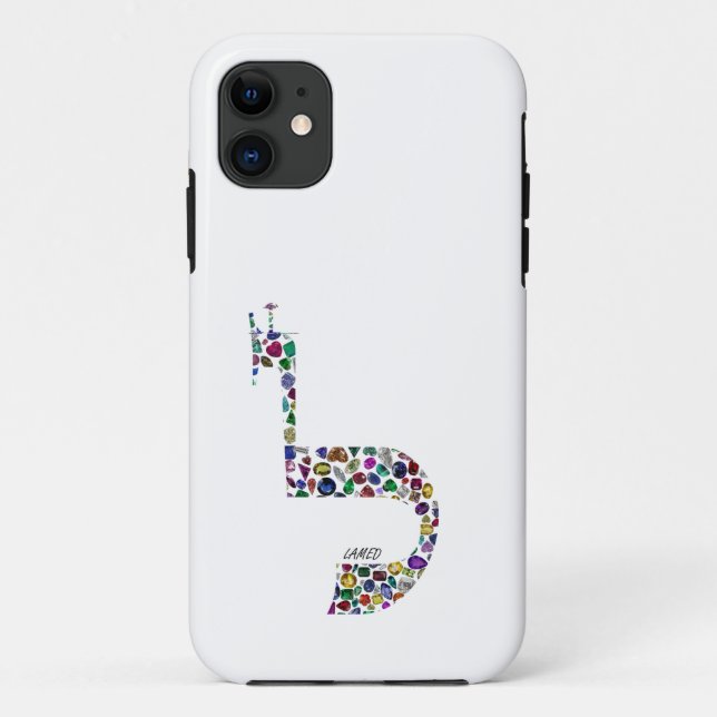 Capa Para iPhone 11 Letra "LAMED" (Verso)