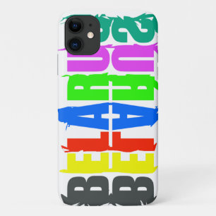 Capa Para iPhone 11 Letras Coloridas Bielorrússia Б е а р л у с iPhone