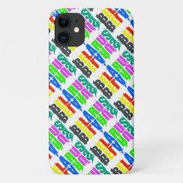 Capa Para iPhone 11 Letras Coloridas Bielorrússia Б е а р л у с iPhone