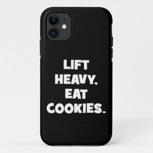 Capa Para iPhone 11 Levante Cookies Pesados, Coma - Engraçado - Workou