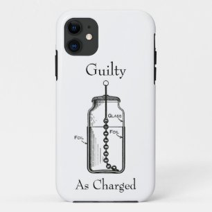 Capa Para iPhone 11 Leyden Jar Guilty foi acusado