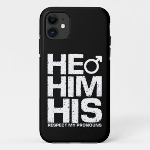 Capa Para iPhone 11 LGBTQ Ele Respeita Os Meus Prêmios De Gênero