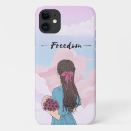 Capa Para iPhone 11 Liberdade das raparigas