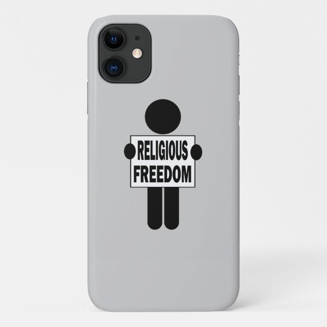 Capa Para iPhone 11 Liberdade religiosa (Verso)