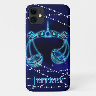 Capa Para iPhone 11 Libra no azul escuro II