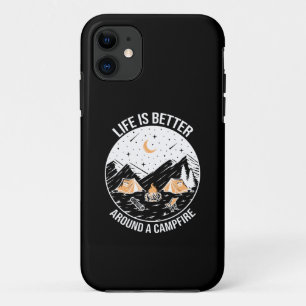 Capa Para iPhone 11 Life Is Better Around A Campfire