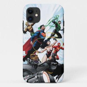 Capa Para iPhone 11 Liga da Justiça - Grupo 1