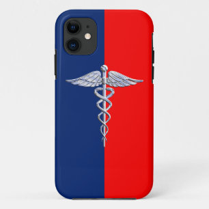 Capa Para iPhone 11 Liga médica do símbolo do Caduceus à moda