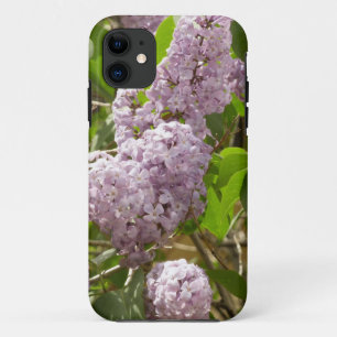 Capa Para iPhone 11 Lilac Bush Lindas Flores de primavera Roxas