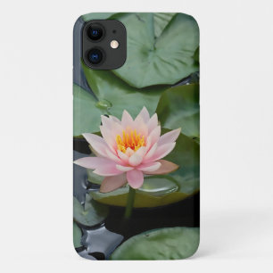 Capa Para iPhone 11 Lily Lily de Água Flor de Lotus Rosa