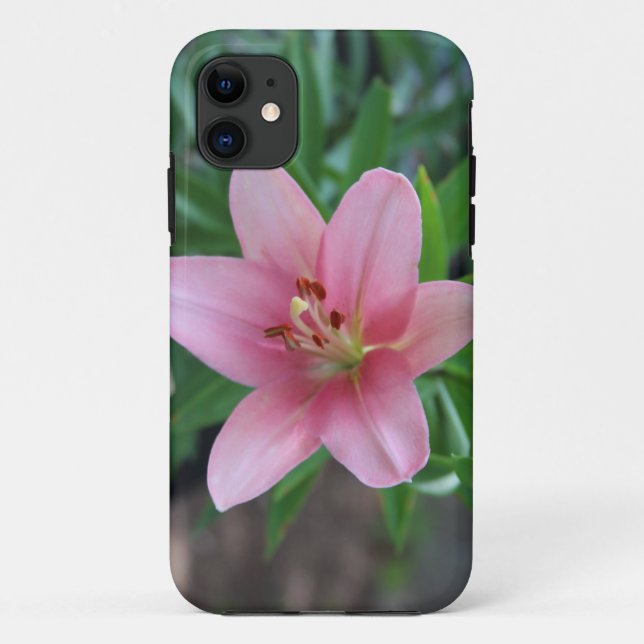 Capa Para iPhone 11 Lily Rosa (Verso)
