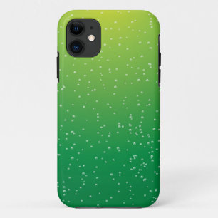 Capa Para iPhone 11 Limão Soda com Arte de Fundo de Pequenas Bolhas