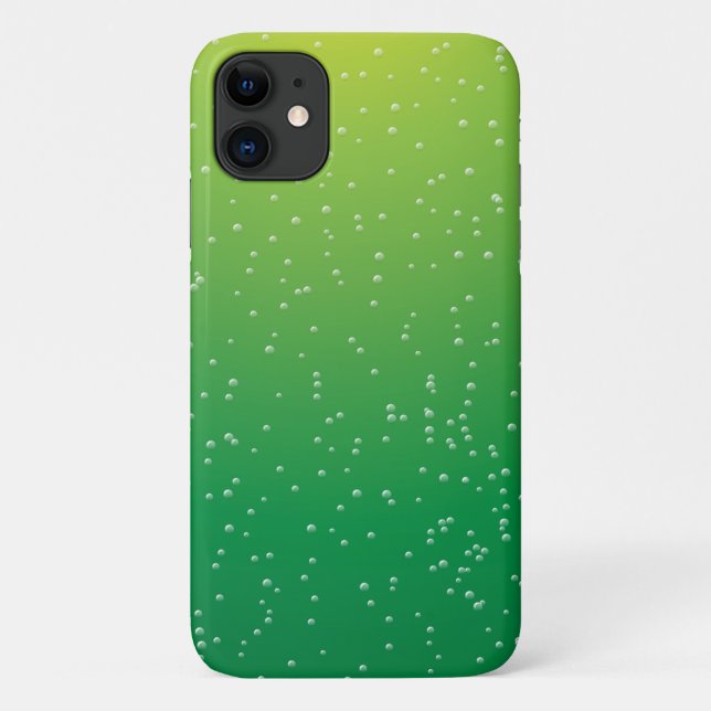 Capa Para iPhone 11 Limão Soda e Bolhas Pequenas (Verso)