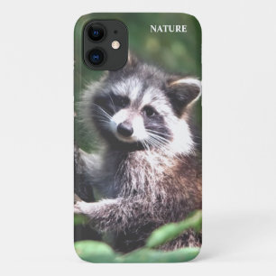 Capa Para iPhone 11 Linda guaxinim na selva